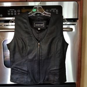 Saguaro leather vest